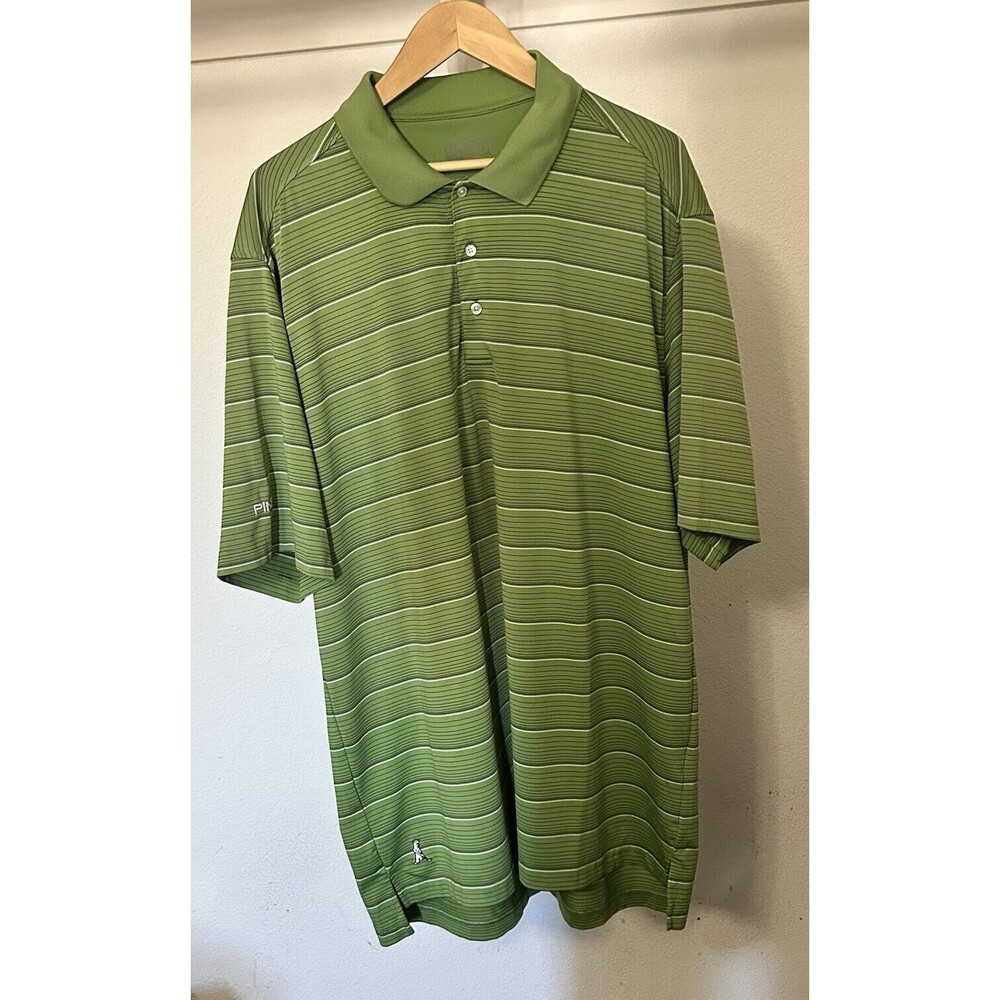 Ping Men's Big and Tall Golf shirt XXL Extra Long 96% Polyester 4% Spandex